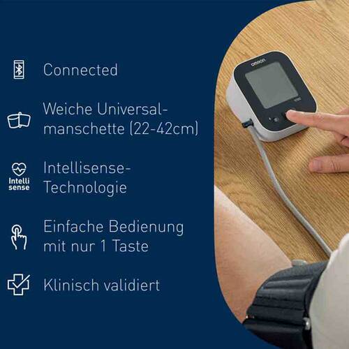 Omron M2 + Connect Oberarm Blutdruckmessgera25t - 7