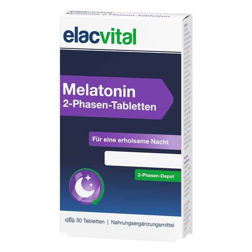 Elacvital Melatonin 2-Phasen-Tabletten - 1