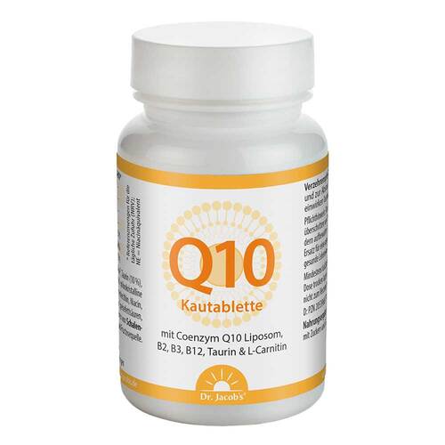 Coenzym Q10 Kautabletten Taurin L-Carnitin Dr.Jacob's - 1