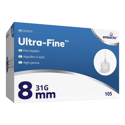ULTRA-FINE Pen-Nadeln 8 mm - 1