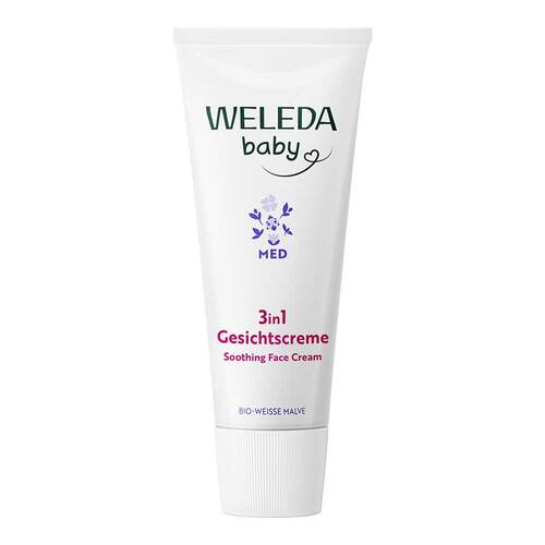 Weleda baby 3in1 Gesichtscreme wei&szlig;e Malve - 1