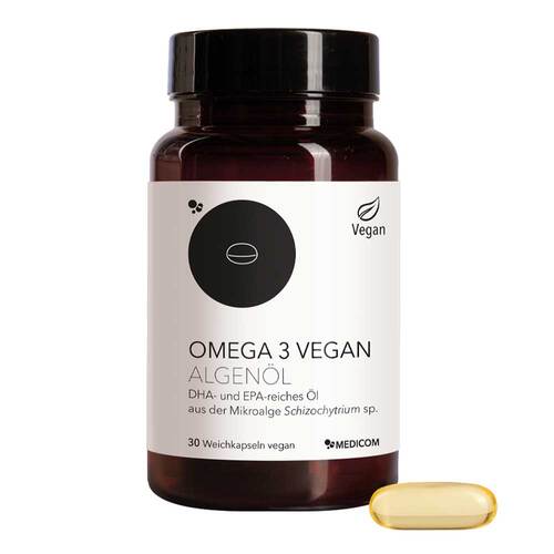 OMEGA-3 VEGAN Algeno25l Weichkapseln - 1