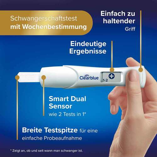 Clearblue Schwangerschaftstest Multicheck 4 + 1 Urin - 5