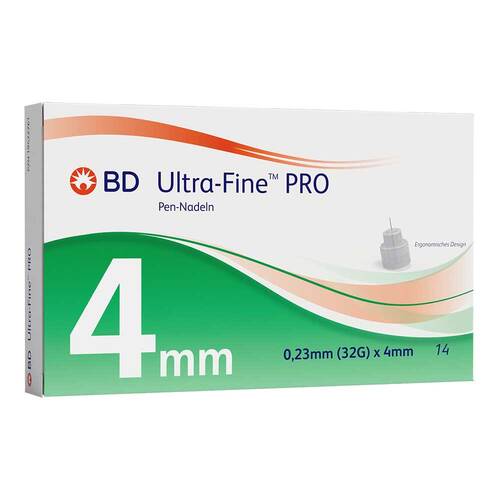 BD ULTRA-FINE PRO Pen-Nadeln 4 mm 32 G 0,23 mm - 1