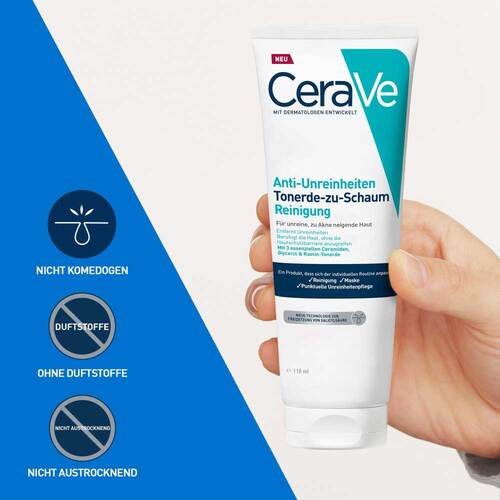 Cerave Tonerde-zu-Schaum Reinigung - 2