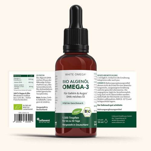 Bio ALGENO25L Dha reich 465 mg white Omega - 6