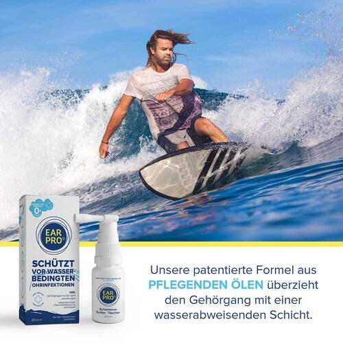 Ear Pro Ohrenspray Schutz Schwimmen Tauchen Surfen - 4