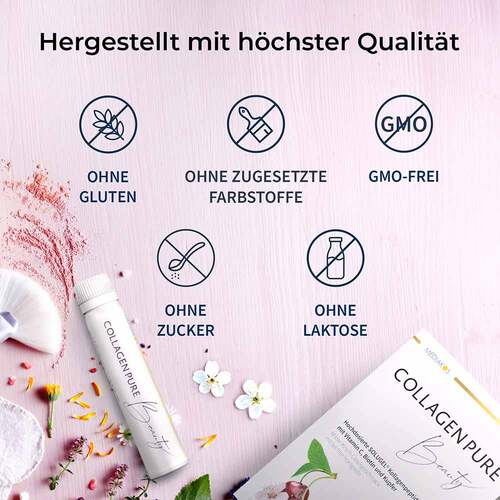 Collagen Pure Beauty 10g Kollagen 3-Monats-Kur Tra - 2